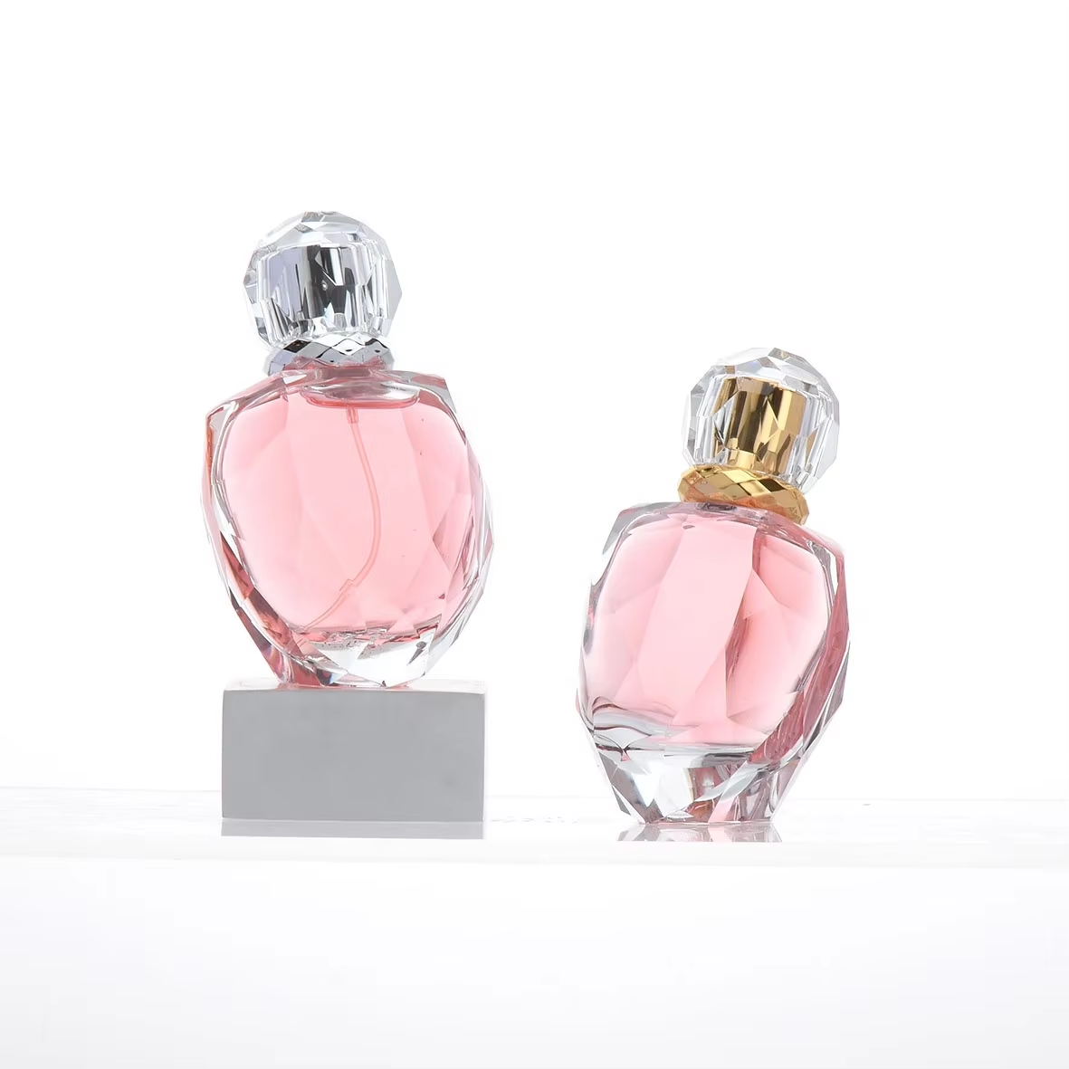  Polished Crystal Glass Perfum
